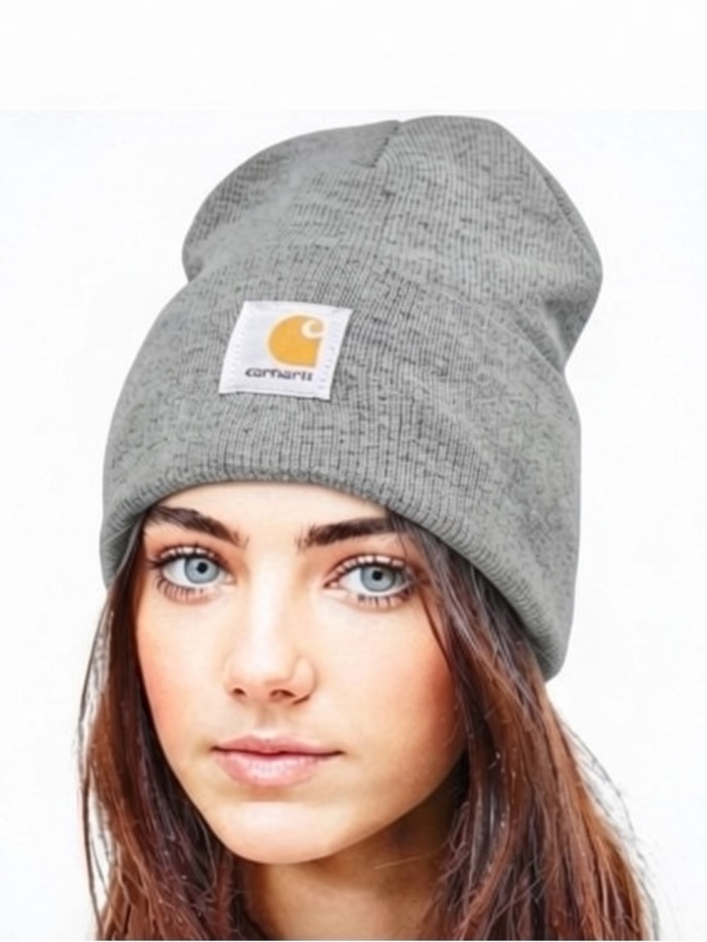 Carhartt Acrylic Knit Hat Unisex in Heather Gray OS